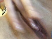 Blonde Russian Teen Masturbates in Public Toilet on Webcam