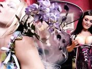 Three Big Tits at Lesbian Sex