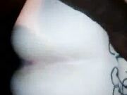 Black guy buttfucking my wife in her purple panties