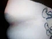 Black guy buttfucking my wife in her purple panties