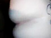 Black guy buttfucking my wife in her purple panties