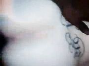 Black guy buttfucking my wife in her purple panties