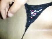 horny amateur milf fucks BBC in her house