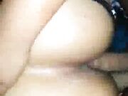 horny amateur milf fucks BBC in her house