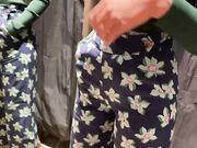 Blowjob in the Fitting Room - Almost Caught by Staff