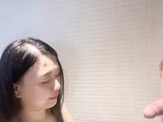 Japanese Mature Couple's Bathroom Sex Tape