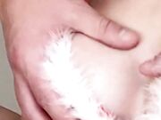 Mrs. Claus's Naughty Creampie - Amateur Blowjob & Reverse Cowgirl