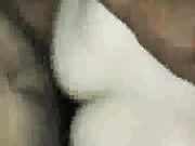 Working blonde bbw in stockings spreads legs