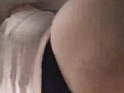 Husband Watches Sexy Busty Wife Bunny Fuck On Table