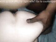 Slutty wife fucks stranger while husband is at work