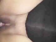 Little White Slut and Big Black Man Have Rough Sex