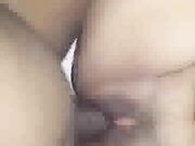 Little White Slut and Big Black Man Have Rough Sex