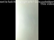 intense orgasm of swinger wife in 3some with neighbor