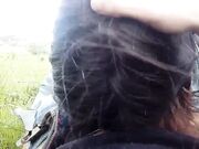 Public Blowjob in Nature with a Big Cock