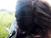 Public Blowjob in Nature with a Big Cock