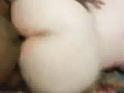 Hot wife squirts while watching porn