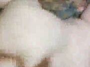 Hot wife squirts while watching porn