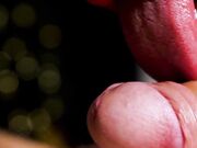 Sensual Amateur Blowjob with a Mouthful