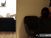 Russian Brunette Amateur in CyberFUCK Parody