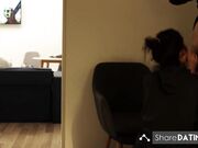 Russian Brunette Amateur in CyberFUCK Parody