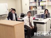 Big Ass Japanese MILF Sucks BBC At Work
