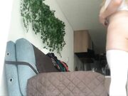 Blonde Maid with Big Ass and Tits Anal Solo Webcam Show