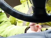 Road Head Creamy Mouthpie Swallow After a Cum Spill