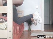 Personal Trainer Ripped My Leggings And Fucked Me Hard While Husband Worked