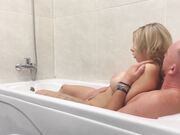 Blonde Babe Gets Fucked Hard in the Bathroom