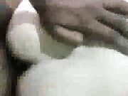 Husband friend bangs hot blonde wife from behind