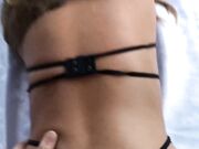 Public Balcony Anal with a Sexy Blonde Teen