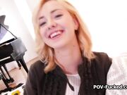 Playful blonde amateur craves for dick