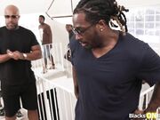 Big tits latina blowbanging eleven bbcs