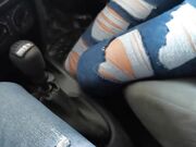 Big-Ass Latina Stepdaughter Fucked in the Car