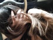 Big-Ass Latina Stepdaughter Fucked in the Car