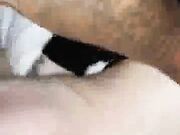 White wife tastes her first black cock