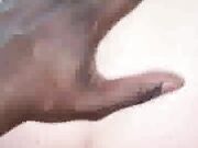 A nympho wife goes wild with 2 black cock