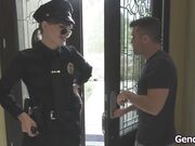 Trans police officer here to the rescue