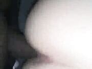 hot amateur blonde babe plays with bbc