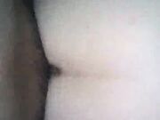 hot amateur blonde babe plays with bbc