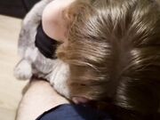 Romantic Tease in Fur for BDSM Blowjob