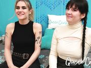 QueerCrush interview with Adalind Gray and Amelia Ivory