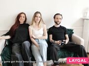 Lucky Guy Gets 2 French Beauties for FFM Threesome