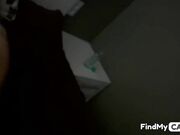 Blonde babe pleasures herself with a butt plug on webcam