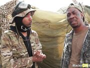 Blonde european dp fucked by 2 black men