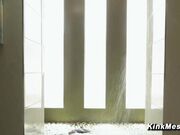 Kenzie Anne Pool Boy Rough Shower Fuck