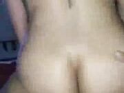 Cheating White Slut sucks BBC while boyfriend is gone