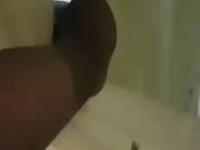 Skinny slut sucks bbc for fix before her boyfriend gets home