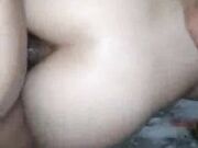 Gorgeous wife rides bbc cock till creampie – homemade tape