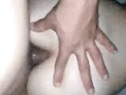 Gorgeous wife rides bbc cock till creampie – homemade tape